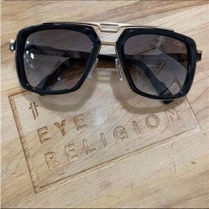 Cazal Black and Gold 9104 Sunglasses
